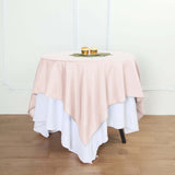 Blush Polyester Square Tablecloth 54"x54"