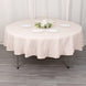 90inch Blush Seamless Premium Polyester Round Tablecloth - 200GSM