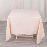 70"x70" Blush Premium Polyester Square Tablecloth - 220GSM