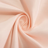 120 Blush Seamless Lamour Satin Round Tablecloth for 5 Foot Table With Floor-Length Drop#whtbkgd