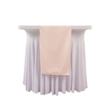 Blush Premium Scuba Polyester Table Runner, Wrinkle Free Table Linen