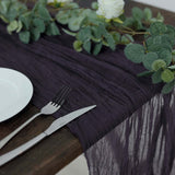 10ft Purple Gauze Cheesecloth Boho Table Runner