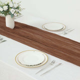 10ft Brown Gauze Cheesecloth Boho Table Runner