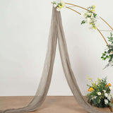 20ft Natural Gauze Cheesecloth Fabric Wedding Arch Drapery, Window Scarf Valance, Boho Decor