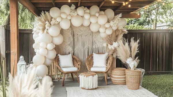 boho baby shower- location