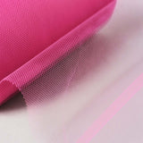 6Inchx100 Yards Fuchsia Tulle Fabric Bolt, Sheer Fabric Spool Roll For Crafts