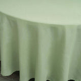 108" Sage Green Polyester Round Tablecloth