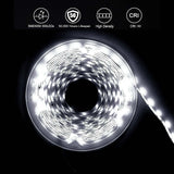 16ft Super Bright Cool White 300 LED Flexible Strip Lights With Adhesive