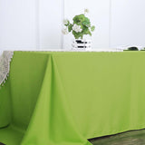 90x156 inches Apple Green Polyester Rectangular Tablecloth