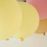 2 Pack | 32inch Large Balloons Helium or Air Latex Balloons Pastel Yellow