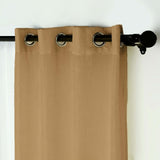 2 Pack | Handmade Natural Faux Linen Curtains 52x64inch Curtain Panels With Chrome Grommets