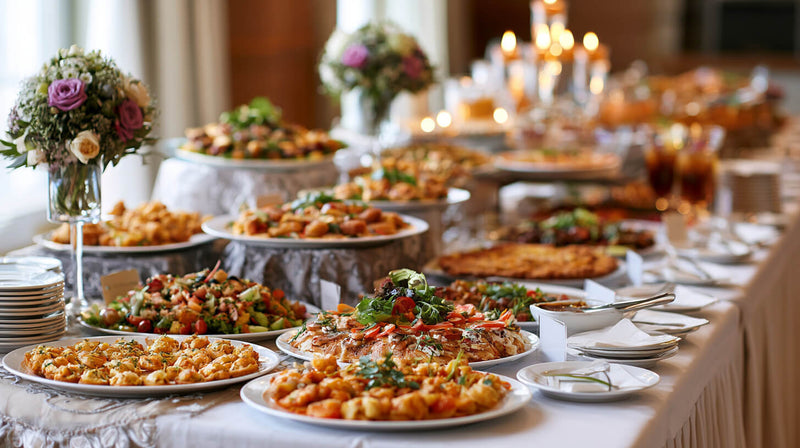 Buffet Table Setup Types