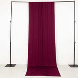 Burgundy 4-Way Stretch Spandex Backdrop Curtain with Rod Pockets