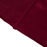 Burgundy Stretch Slim Fit Scuba Banquet Chair Cover, Wrinkle Free Durable Slip On Chair Cover