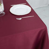 70"x70" Burgundy Premium Polyester Square Table Overlay - 220GSM