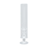 2 Pack | 14inch Tall Clear Crystal Glass Hurricane Taper Candle Holders