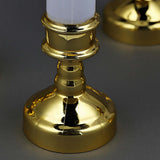 LED Candles, Battery Operated Candles,Gold Candlesticks, Window Candles