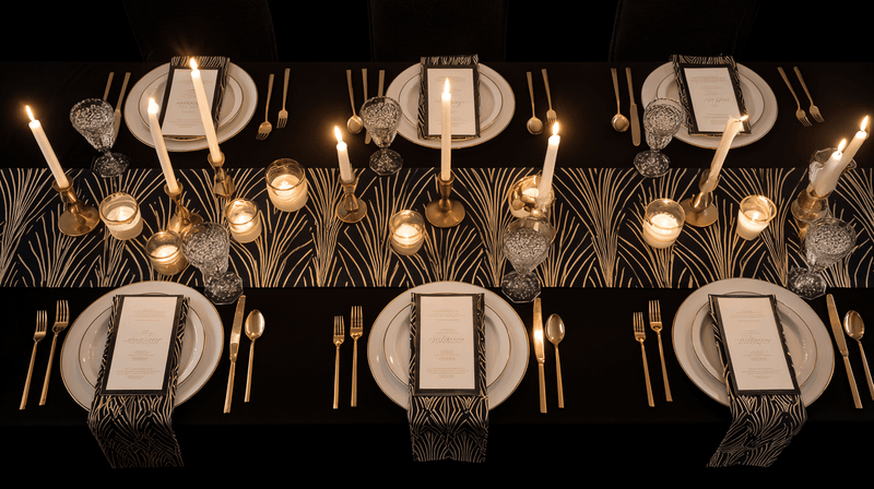 Sophisticated Candlelighting for Gatsby Glam NYE