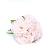 11inch Blush Rose Gold Real Touch Artificial Silk Peonies Flower Bouquet