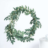 2 Pack | 6ft Green Artificial Honey Locust Leaf Garland, Flexible Vine