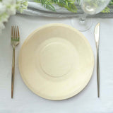 25 Pack | 9inches Eco Friendly Natural Birchwood Wooden Round Dinner Plates