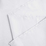 120 inch White Polyester Round Tablecloth