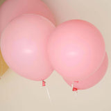 10 Pack | 18inch Matte Pastel Blush Helium or Air Latex Party Balloons