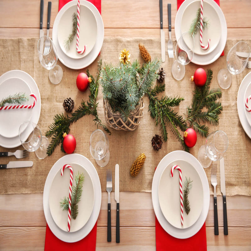 Christmas tablescape