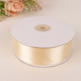 50 Yards 1.5inch Ivory Single Face Decorative Satin Ribbon