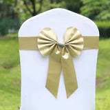 Reversible Chair Sashes with Buckle | Satin Chair Bows | Chair Bands