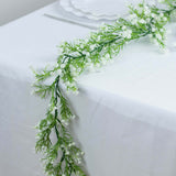 6ft White Real Touch Faux Baby Breath Hanging Flower Vines