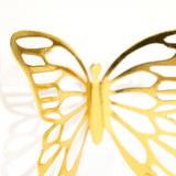 25 Pack Gold Butterfly Table Number Holders with White Printable Cards#whtbkgd