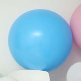 2 Pack | 32inch Large Matte Pastel Blue Helium/Air Premium Latex Balloons