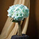 5 Bushes | Baby Blue Artificial Silk Hydrangea Flower Bouquets