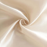 8ftx10ft Beige Satin Formal Event Backdrop Drape, Window Curtain Panel#whtbkgd