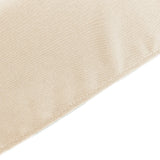 Beige Seamless Premium Polyester Rectangular Tablecloth - 220GSM