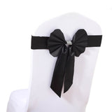 Reversible Chair Sashes with Buckle | Satin Chair Bows | Chair Bands