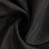 Black Fitted Polyester Rectangle Tablecloth 4ft for Special Size 48x24x30inch Tables