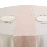 12" x 108" | Rose Gold | Blush | Premium Velvet Table Runner