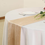 12" x 108" | Champagne | Premium Velvet Table Runner