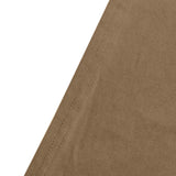 Set of 4 | Matte Taupe Spandex Half Moon Chiara Backdrop Stand Covers