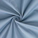 Blue tablecloth draped over a table, showcasing smooth fabric texture. #whtbkgd