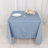 70" Dusty Blue Premium Scuba Wrinkle Free Square Tablecloth, Scuba Polyester Tablecloth