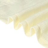 2 Pack | Handmade Ivory Faux Linen Curtains 52x64inches Curtain Panels With Chrome Grommets