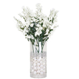 12 Stems | Ivory Artificial Silk Babys Breath Flower Bushes Spray