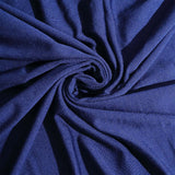 Set of 3 Matte Navy Blue Spandex Fitted Chiara Backdrop Stand Covers For Round Top Wedding#whtbkgd