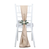 5 Pack | Nude Polyester Chair Sashes - 6inch x 108inch