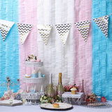 Paper Streamers, Tissue Paper Garland, Hanging Decorations