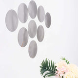 12 Pack | 6Inch Round Mirror Wall Stickers, Acrylic Removable Wall Decals For Home Decor