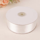 50 Yards 1.5inch White Single Face Decorative Satin Ribbon